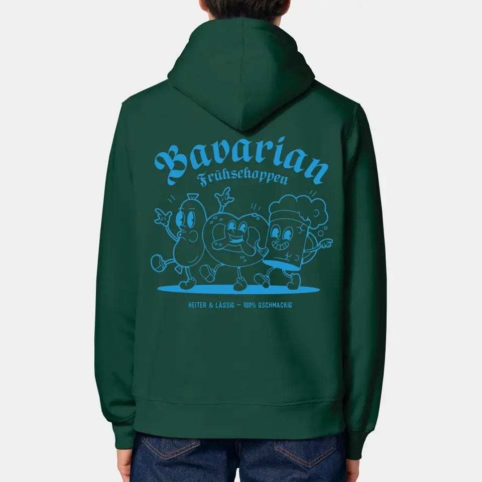 TeeInBlue Hoodie "Frühschoppen" Stanley/Stella Drummer 2.0 / bottle green / 3XL - aus nachhaltiger und fairer Produktion