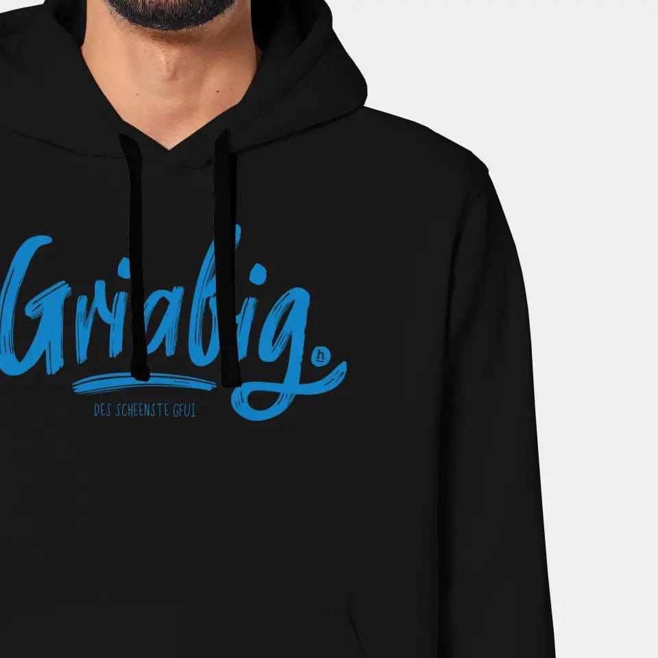 TeeInBlue Hoodie "Griabig" Stanley/Stella Drummer 2.0 / schwarz / XXS - aus nachhaltiger und fairer Produktion