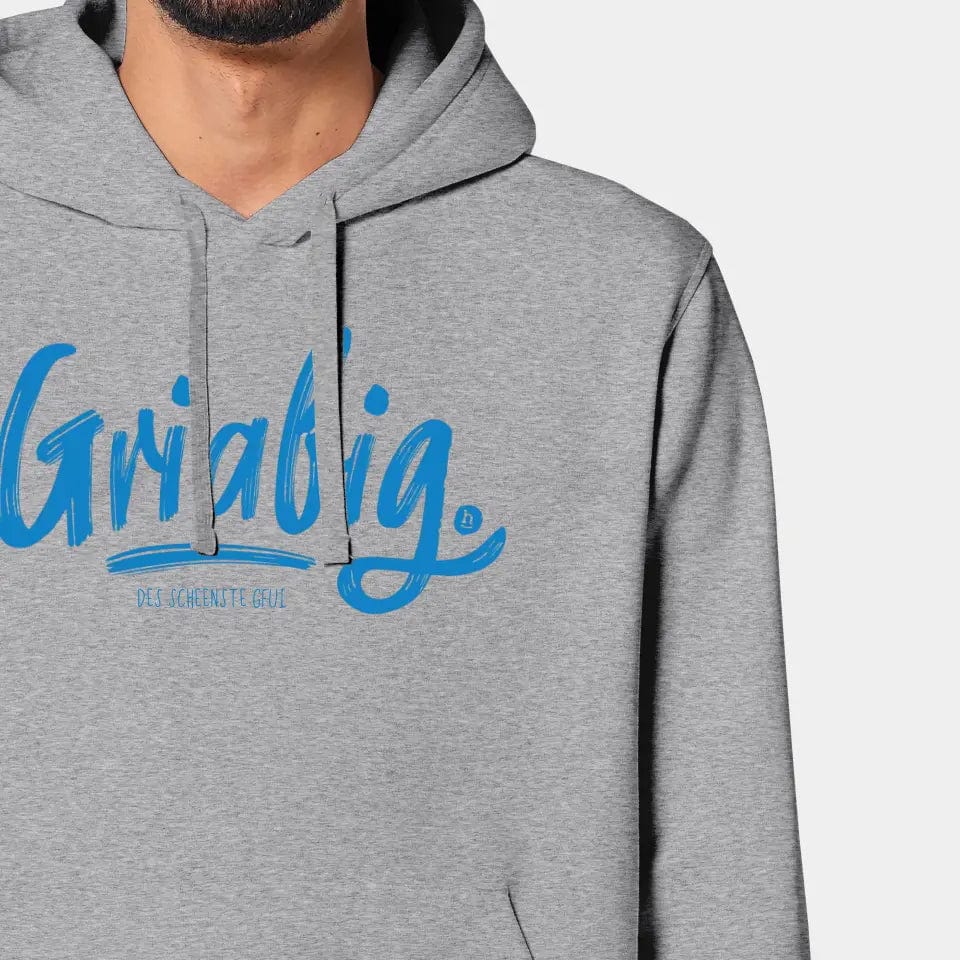 TeeInBlue Hoodie "Griabig" Stanley/Stella Drummer 2.0 / heather grey / 3XL - aus nachhaltiger und fairer Produktion