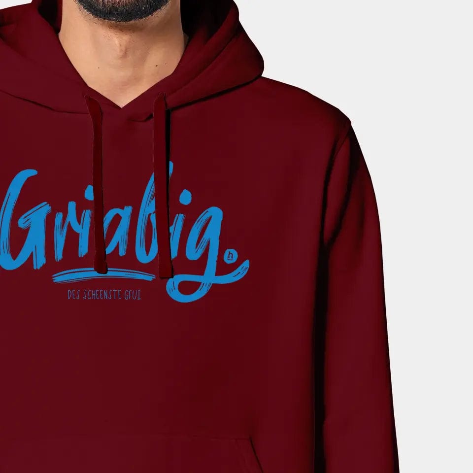 TeeInBlue Hoodie "Griabig" Stanley/Stella Drummer 2.0 / burgundy / 3XL - aus nachhaltiger und fairer Produktion