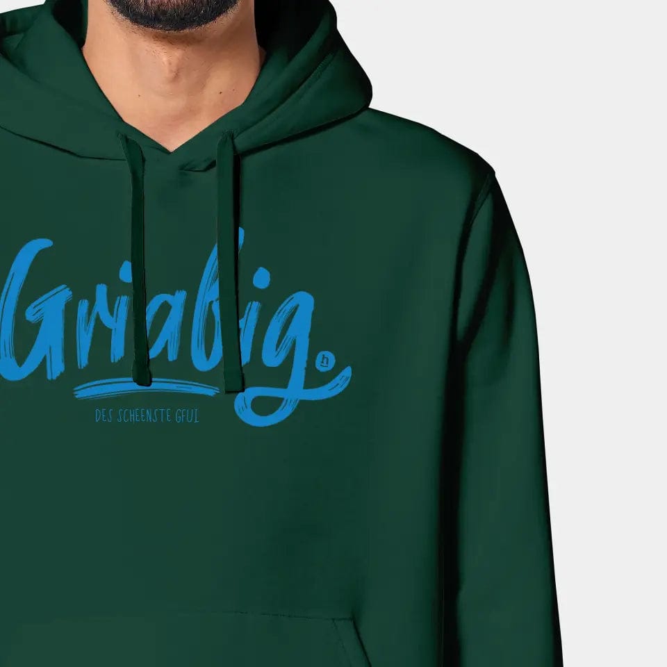 TeeInBlue Hoodie "Griabig" Stanley/Stella Drummer 2.0 / bottle green / XXS - aus nachhaltiger und fairer Produktion