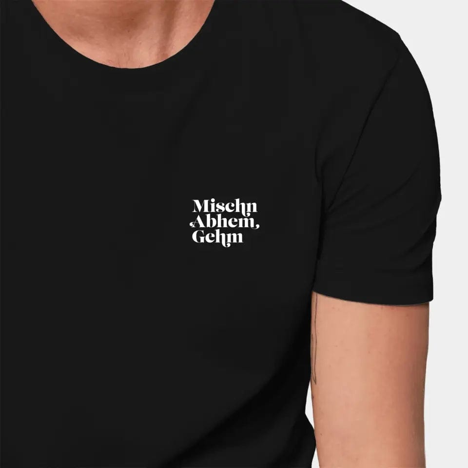 TeeInBlue Personalisiertes T-Shirt "Kartenspiel" Stanley/Stella Creator / schwarz / XXS - aus nachhaltiger und fairer Produktion