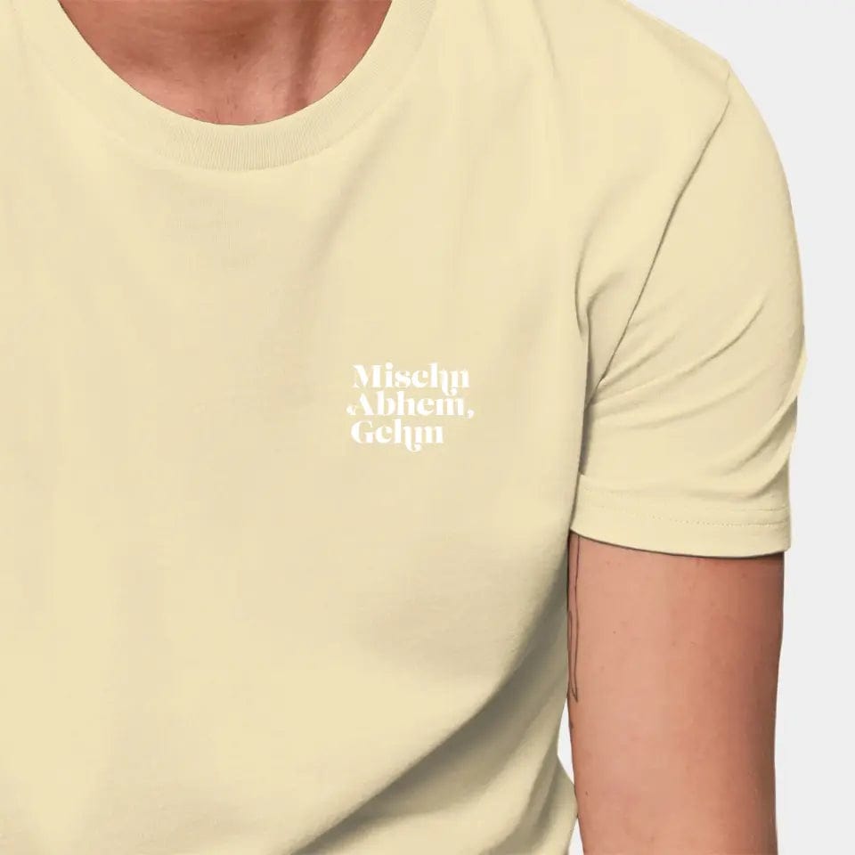 TeeInBlue Personalisiertes T-Shirt "Kartenspiel" Stanley/Stella Creator / butter / XXS - aus nachhaltiger und fairer Produktion