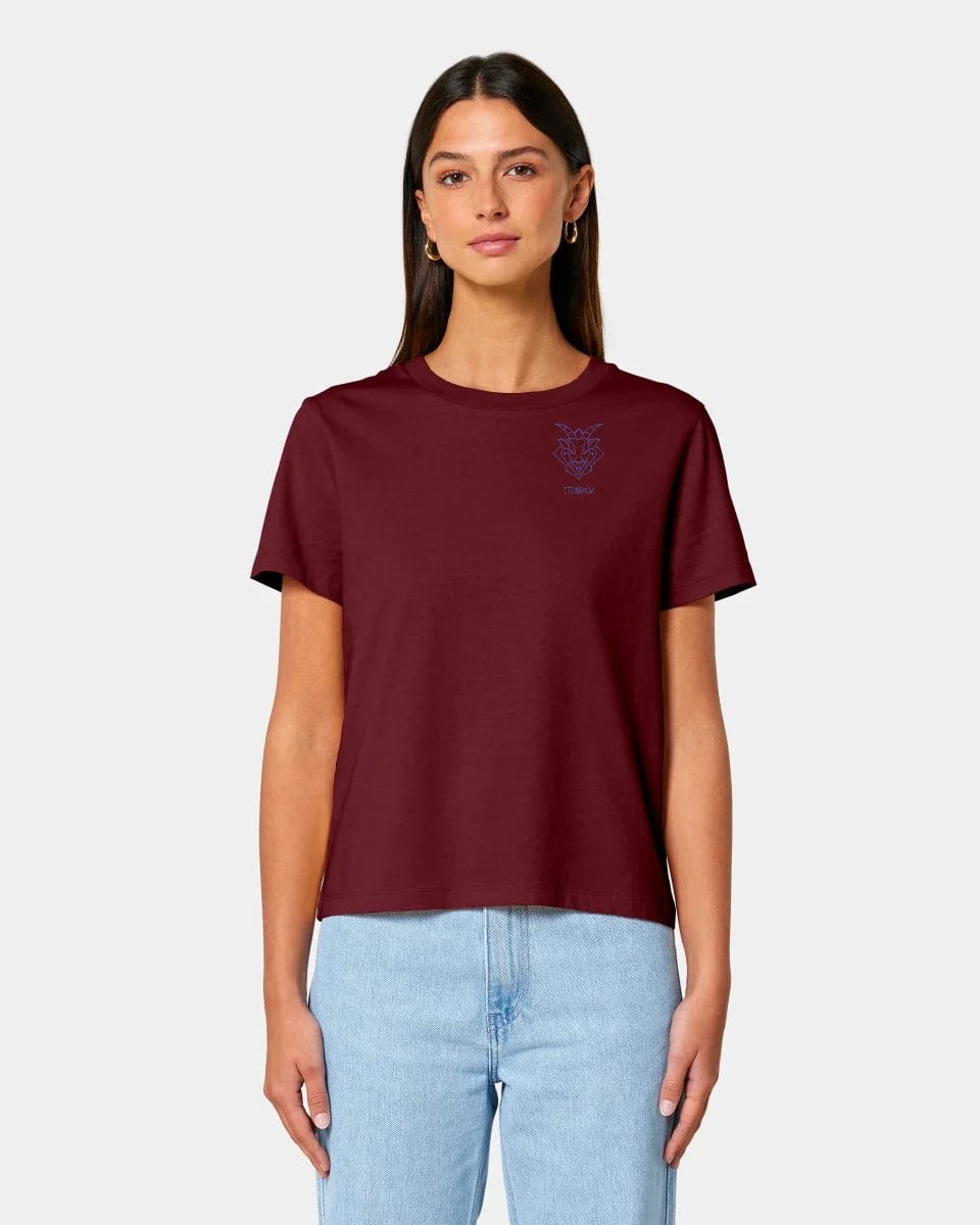 HEITER & LÄSSIG Personalisiertes T-Shirt "Sternzeichen" Damen / Burgundy / XS - aus nachhaltiger und fairer Produktion