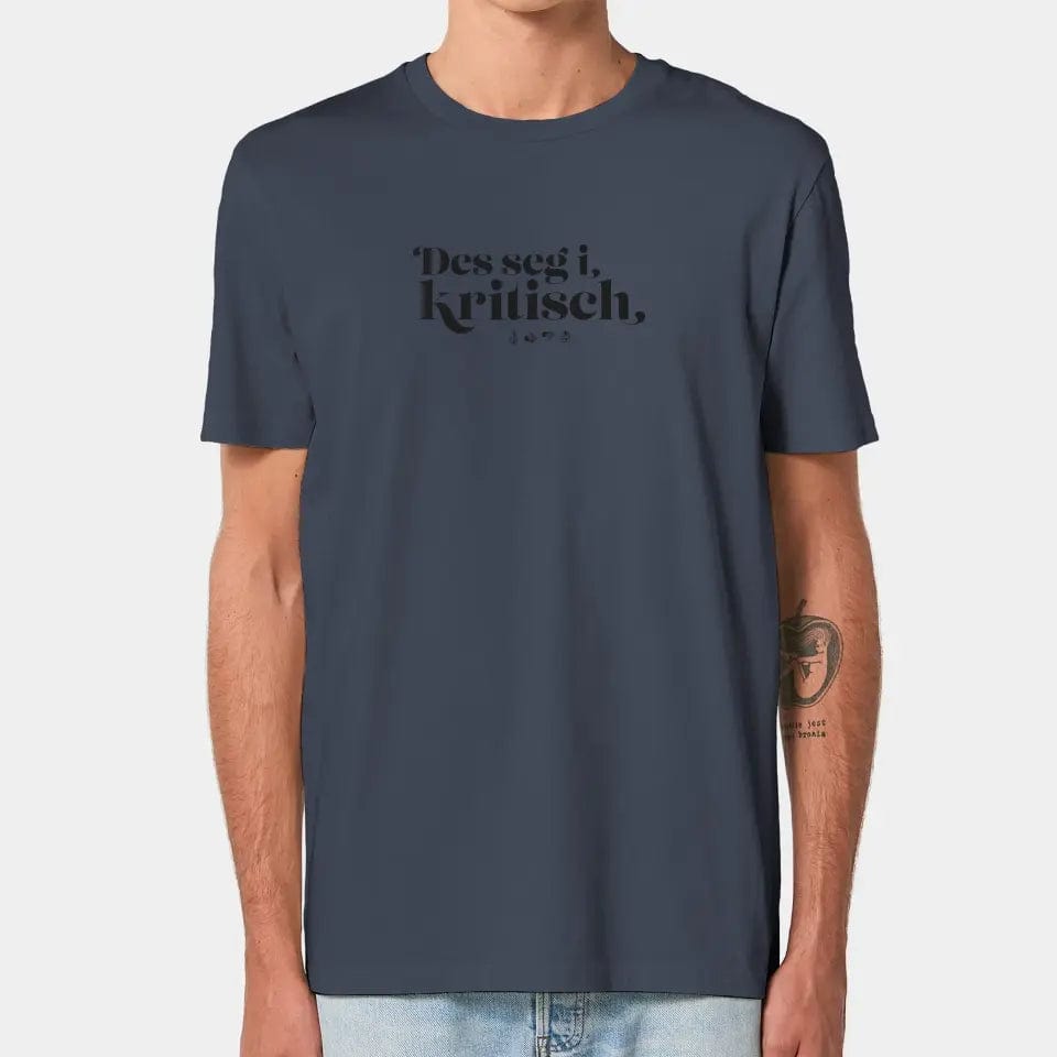 TeeInBlue Personalisiertes T-Shirt "Watten - Des seg i kritisch" - aus nachhaltiger und fairer Produktion