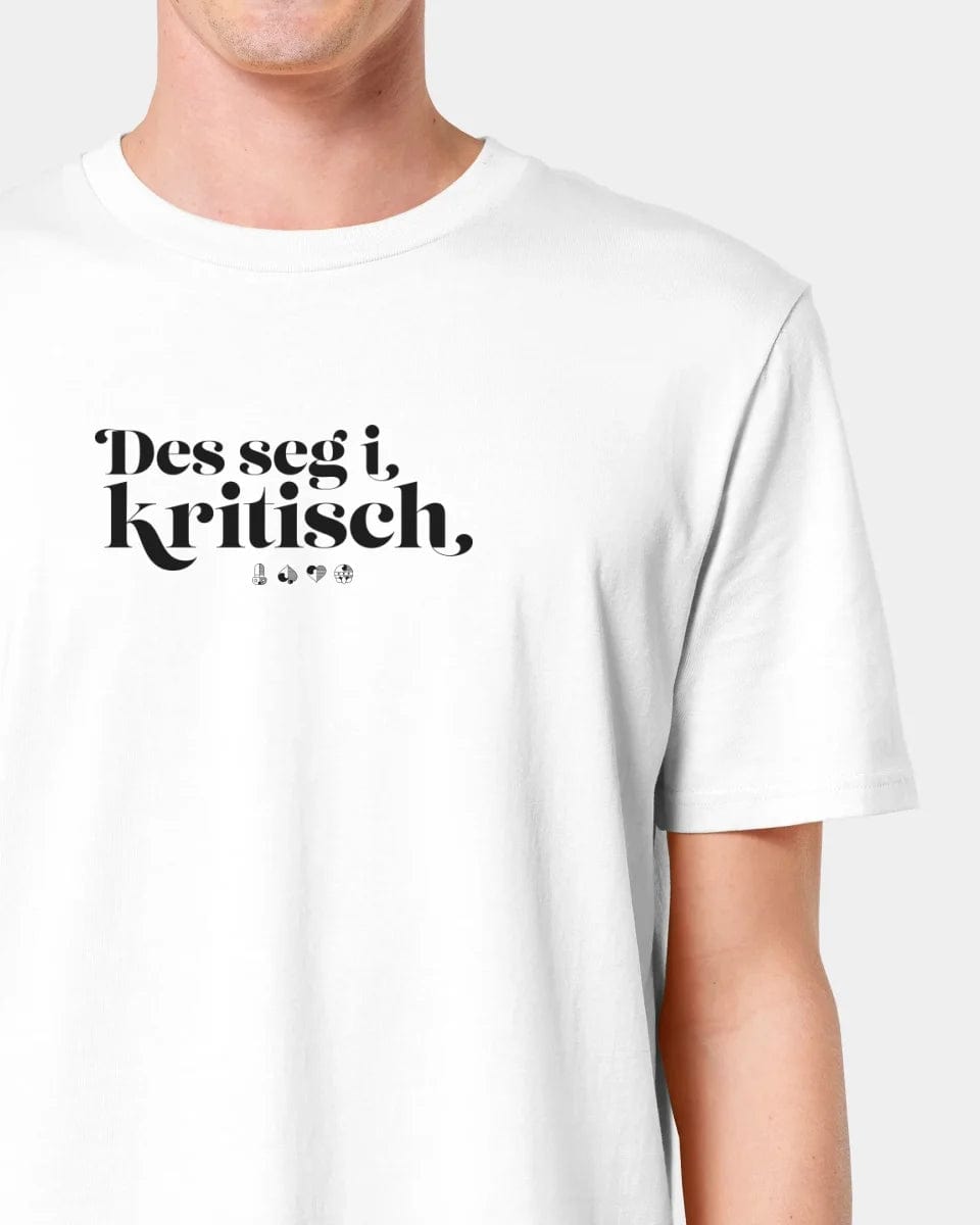 TeeInBlue Personalisiertes T-Shirt "Watten - Des seg i kritisch" Unisex / Weiß / XXS - aus nachhaltiger und fairer Produktion