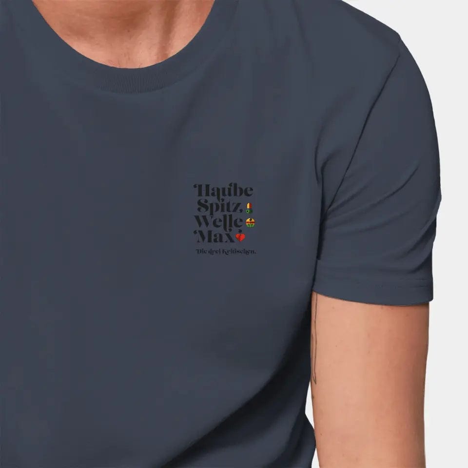 TeeInBlue Personalisiertes T-Shirt "Watten" Stanley/Stella Creator / india ink grey / XXS - aus nachhaltiger und fairer Produktion