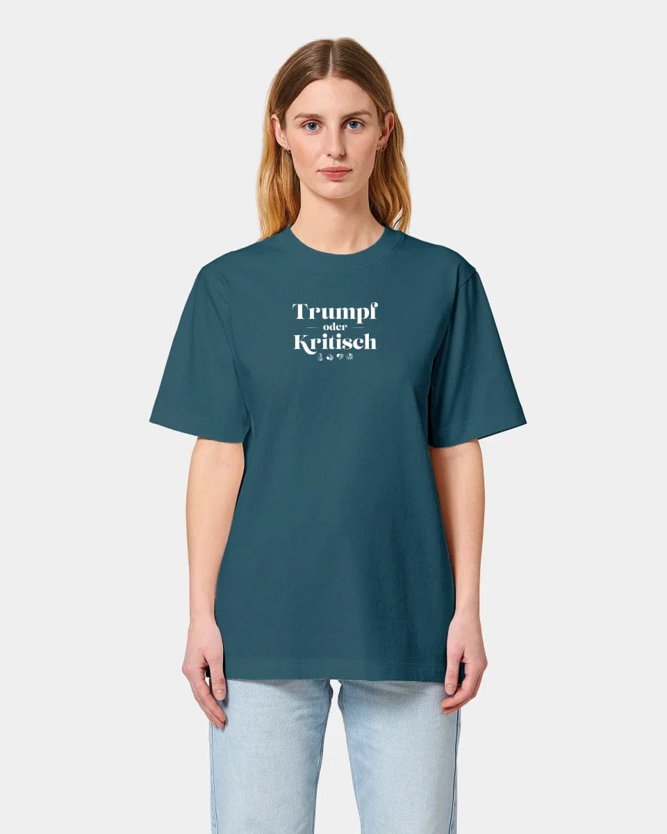 TeeInBlue Personalisiertes T-Shirt "Watten - Trumpf oder Kritisch" - aus nachhaltiger und fairer Produktion