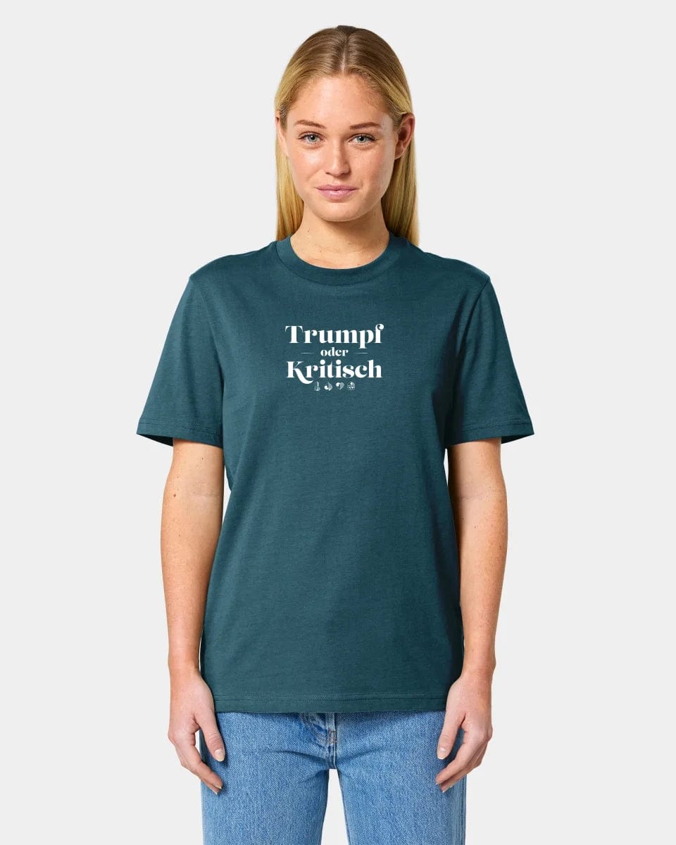 TeeInBlue Personalisiertes T-Shirt "Watten - Trumpf oder Kritisch" - aus nachhaltiger und fairer Produktion