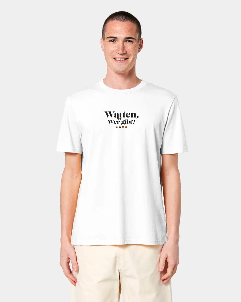 TeeInBlue Personalisiertes T-Shirt "Watten - Wer gibt?" - aus nachhaltiger und fairer Produktion