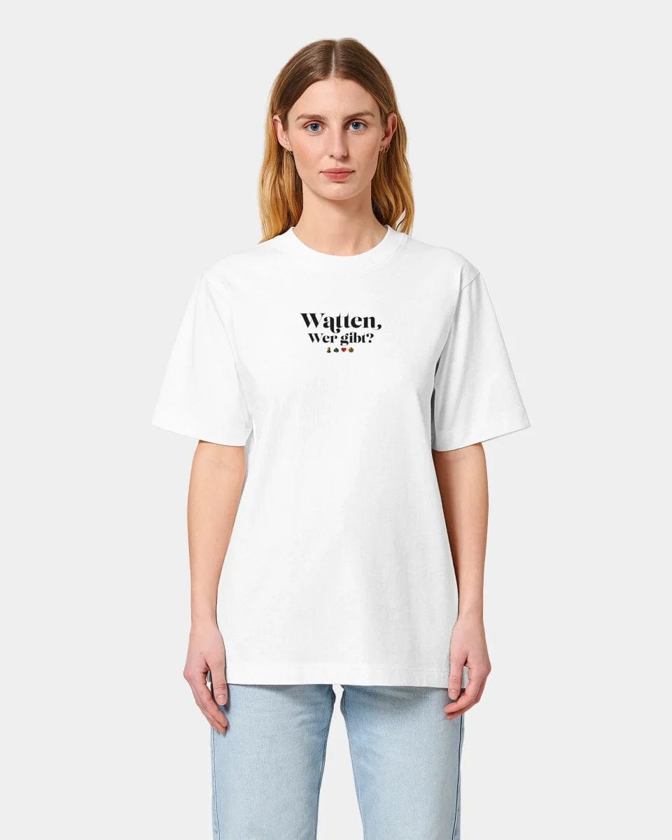 TeeInBlue Personalisiertes T-Shirt "Watten - Wer gibt?" - aus nachhaltiger und fairer Produktion