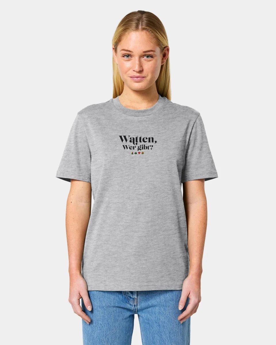 TeeInBlue Personalisiertes T-Shirt "Watten - Wer gibt?" - aus nachhaltiger und fairer Produktion