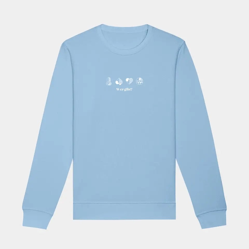 TeeInBlue Sweatshirt "Kartenfarben" - aus nachhaltiger und fairer Produktion