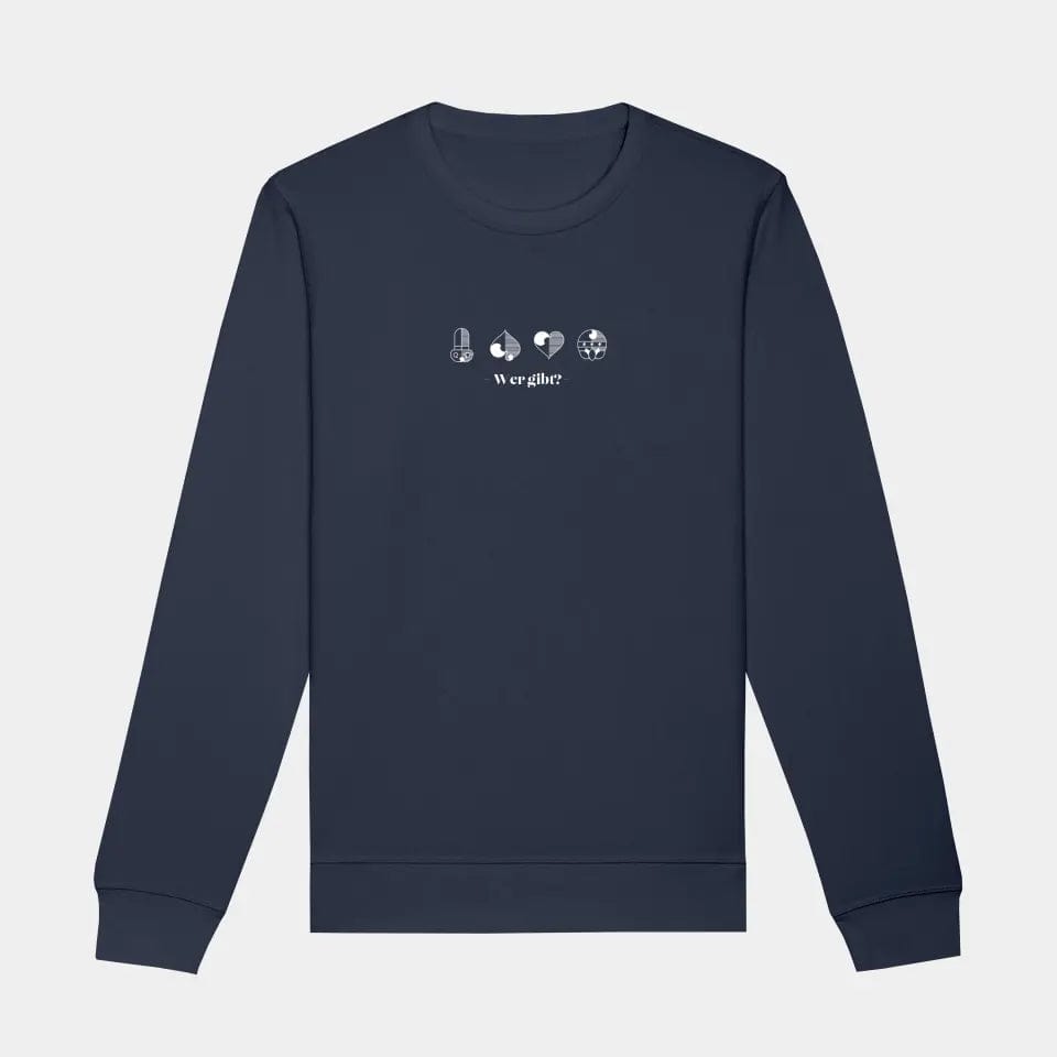 TeeInBlue Sweatshirt "Kartenfarben" - aus nachhaltiger und fairer Produktion