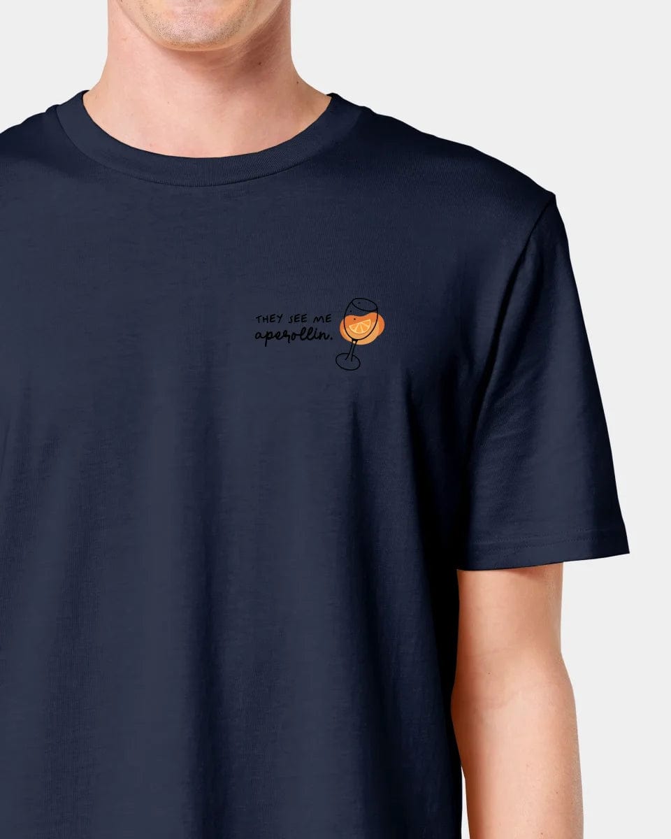 HEITER & LÄSSIG T-Shirt "Aperol" Unisex / French Navy / XXS - aus nachhaltiger und fairer Produktion