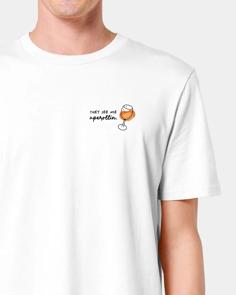 HEITER & LÄSSIG T-Shirt "Aperol" Unisex / Weiß / XXS - aus nachhaltiger und fairer Produktion