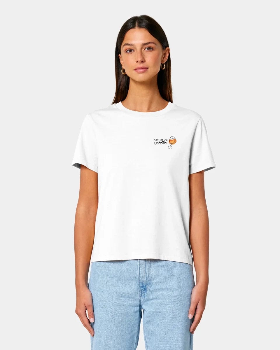 HEITER & LÄSSIG T-Shirt "Aperol" Damen / Weiß / XS - aus nachhaltiger und fairer Produktion