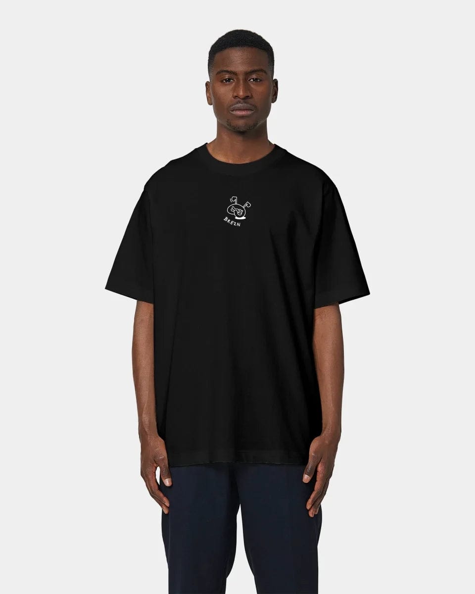 HEITER & LÄSSIG T-Shirt "Brezn" Oversized / Schwarz / XXS - aus nachhaltiger und fairer Produktion