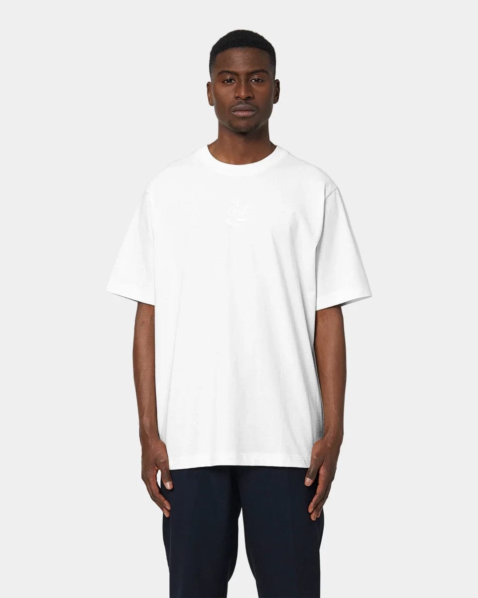 HEITER & LÄSSIG T-Shirt "Brezn" Oversized / Weiß / S - aus nachhaltiger und fairer Produktion