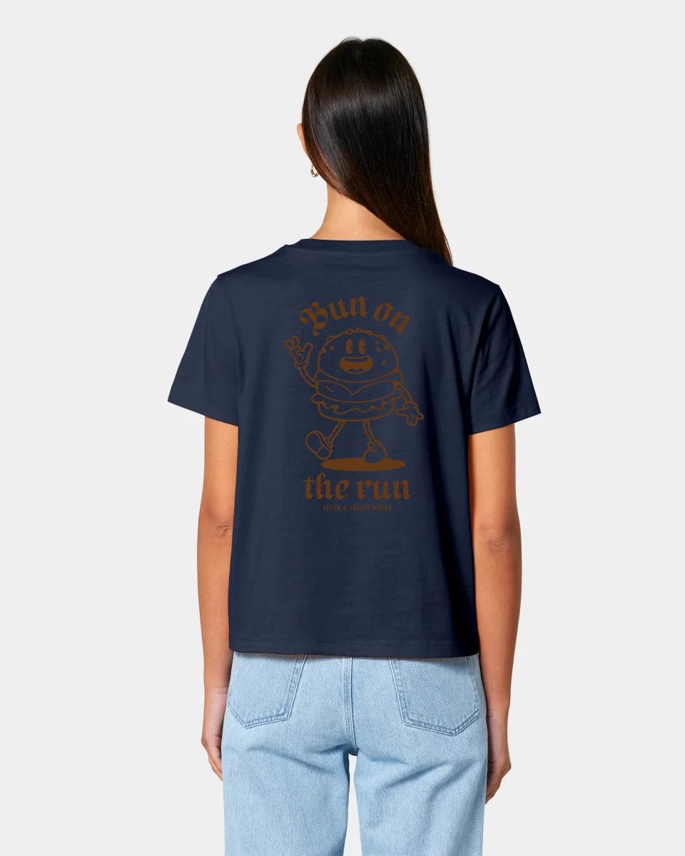 HEITER & LÄSSIG T-Shirt "Bun on the run" Damen / French Navy / XS - aus nachhaltiger und fairer Produktion