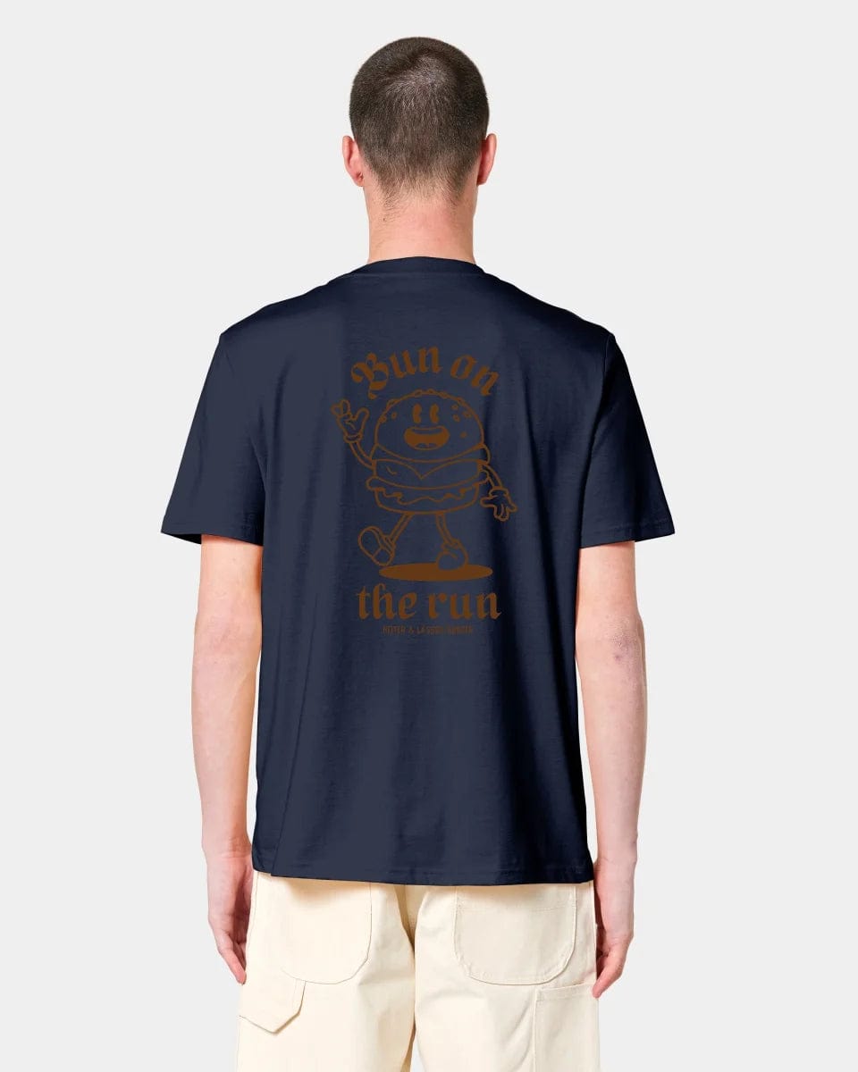 HEITER & LÄSSIG T-Shirt "Bun on the run" Unisex / French Navy / XXS - aus nachhaltiger und fairer Produktion