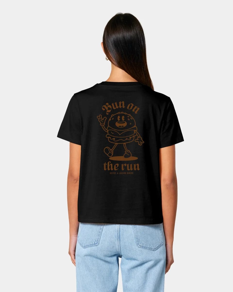 HEITER & LÄSSIG T-Shirt "Bun on the run" Damen / Schwarz / XS - aus nachhaltiger und fairer Produktion