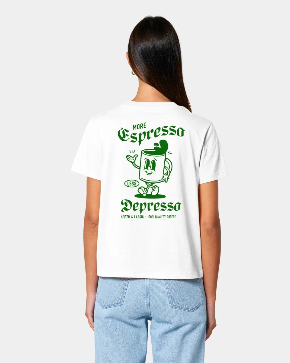 HEITER & LÄSSIG T-Shirt "Espresso" Damen / Weiß / XS - aus nachhaltiger und fairer Produktion