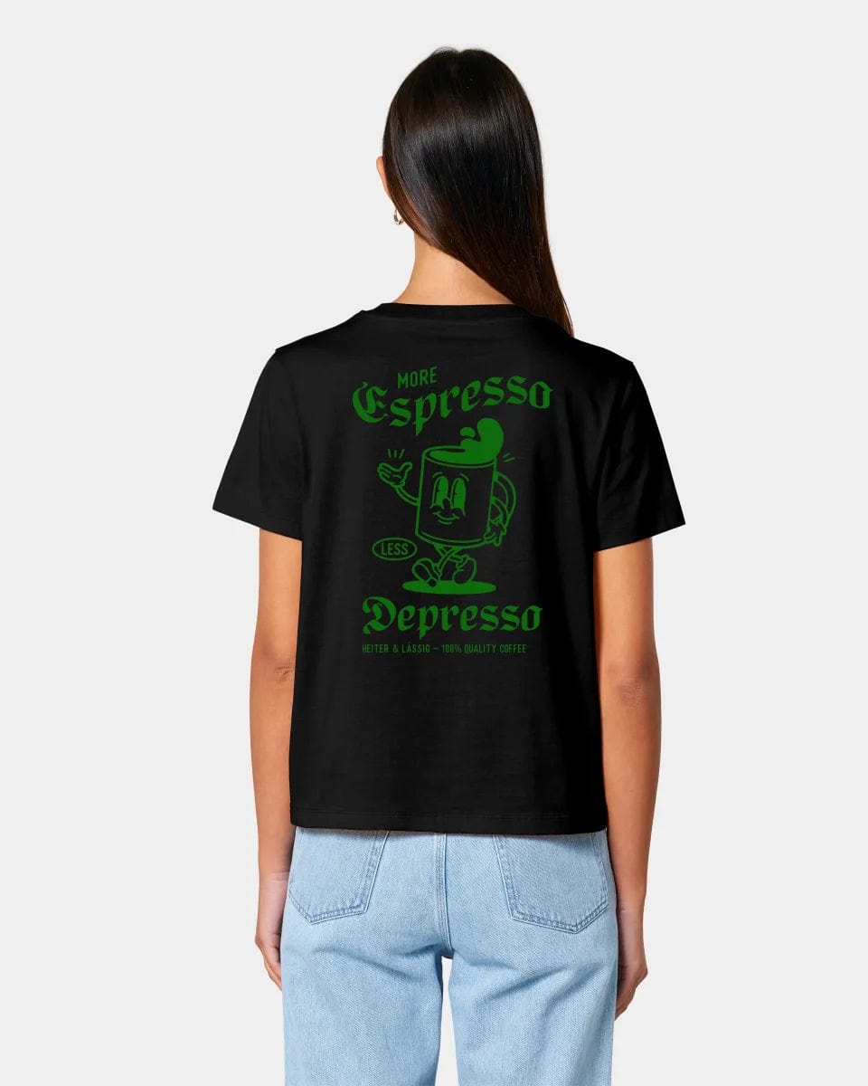 HEITER & LÄSSIG T-Shirt "Espresso" Damen / Schwarz / XS - aus nachhaltiger und fairer Produktion