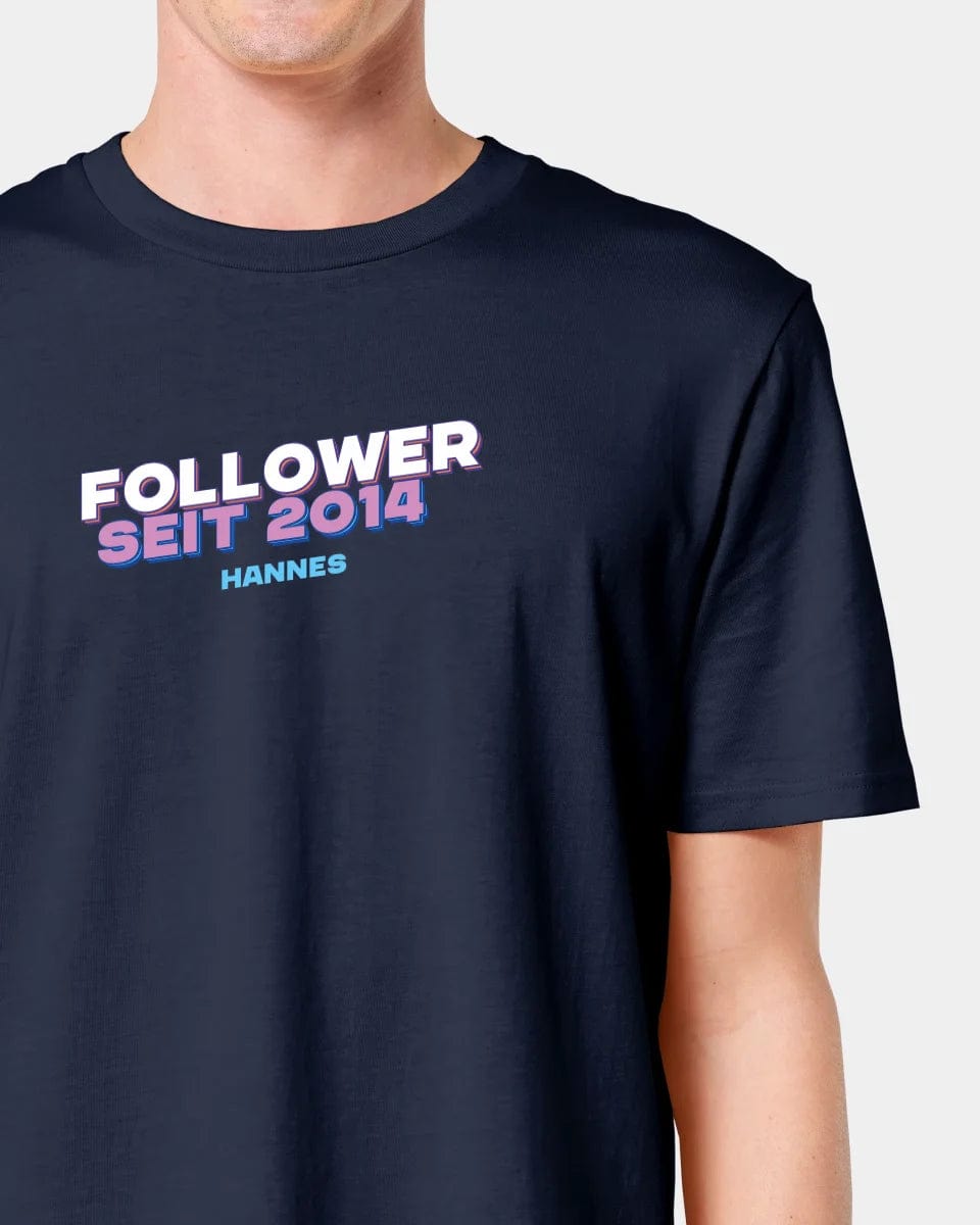 Projekt T-Shirt "Follower" Unisex / French Navy / XXS - aus nachhaltiger und fairer Produktion