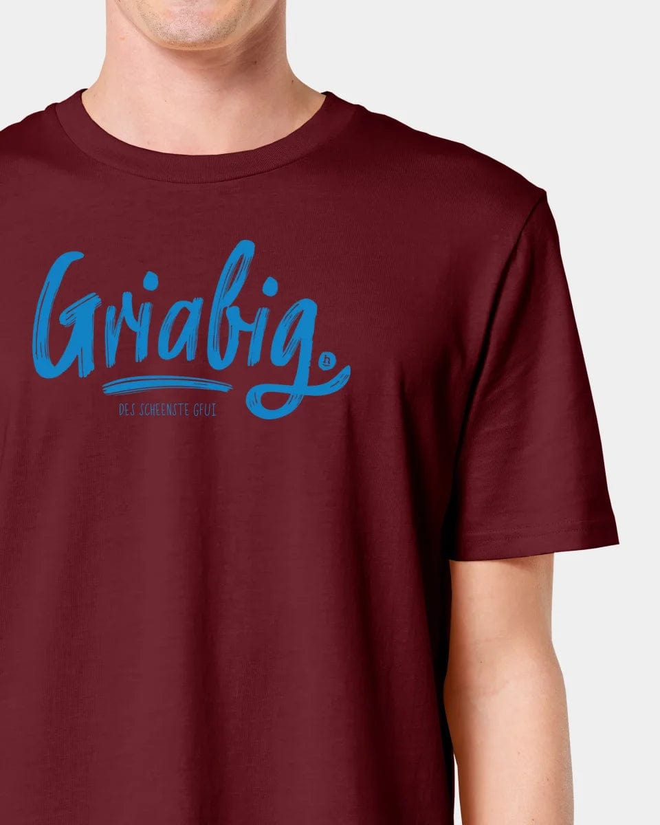 HEITER & LÄSSIG T-Shirt "Griabig" Unisex / Burgundy / M - aus nachhaltiger und fairer Produktion