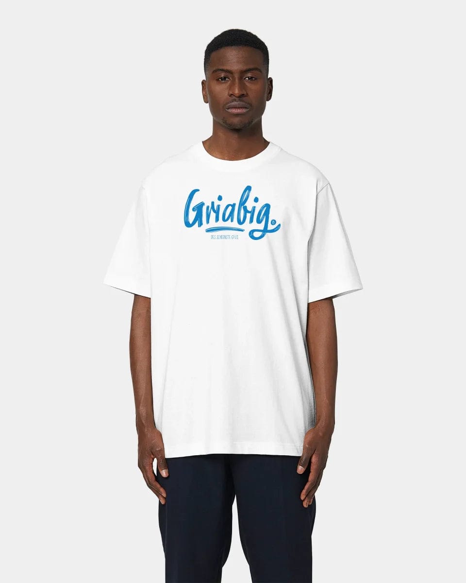 HEITER & LÄSSIG T-Shirt "Griabig" Oversized / Weiß / S - aus nachhaltiger und fairer Produktion