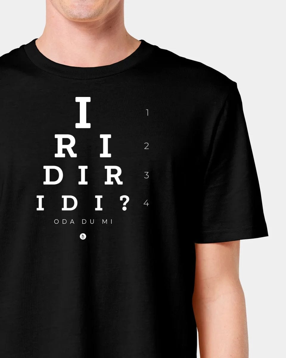 HEITER & LÄSSIG T-Shirt "Iridiridi" Unisex / Schwarz / XXS - aus nachhaltiger und fairer Produktion