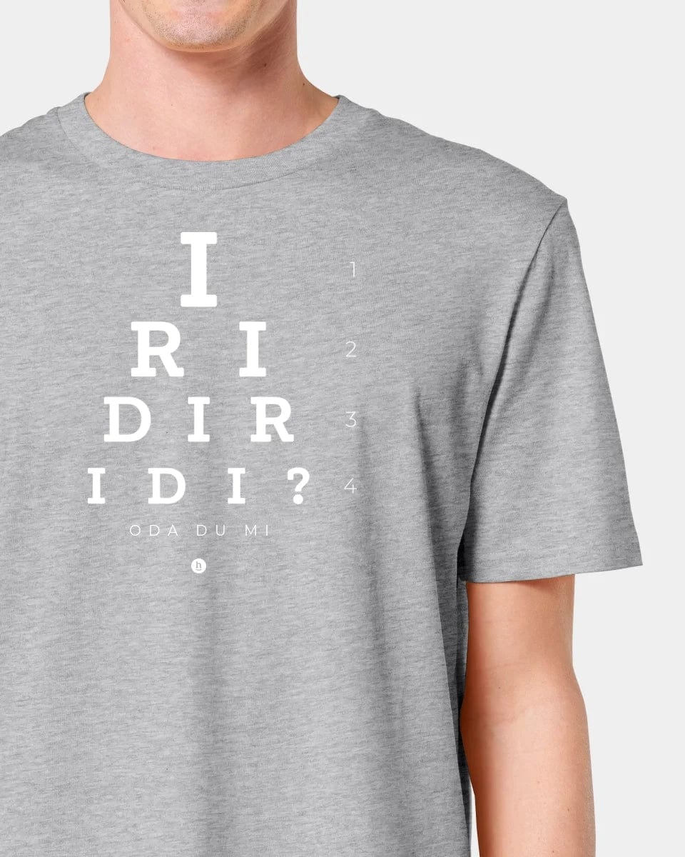 HEITER & LÄSSIG T-Shirt "Iridiridi" Unisex / Heather Grey / XXS - aus nachhaltiger und fairer Produktion