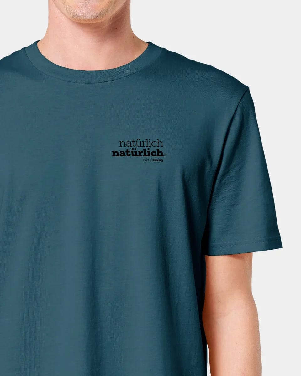 HEITER & LÄSSIG T-Shirt ORIGINAL "natürlich, natürlich" Unisex / Stargazer / S - aus nachhaltiger und fairer Produktion